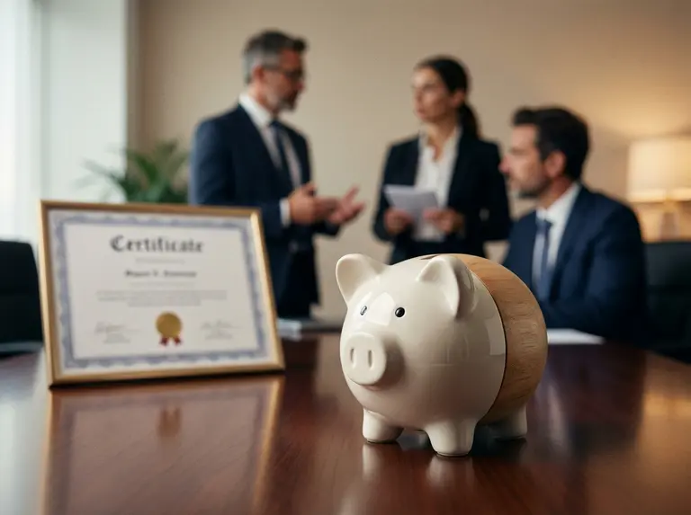 Сертификат на копилку