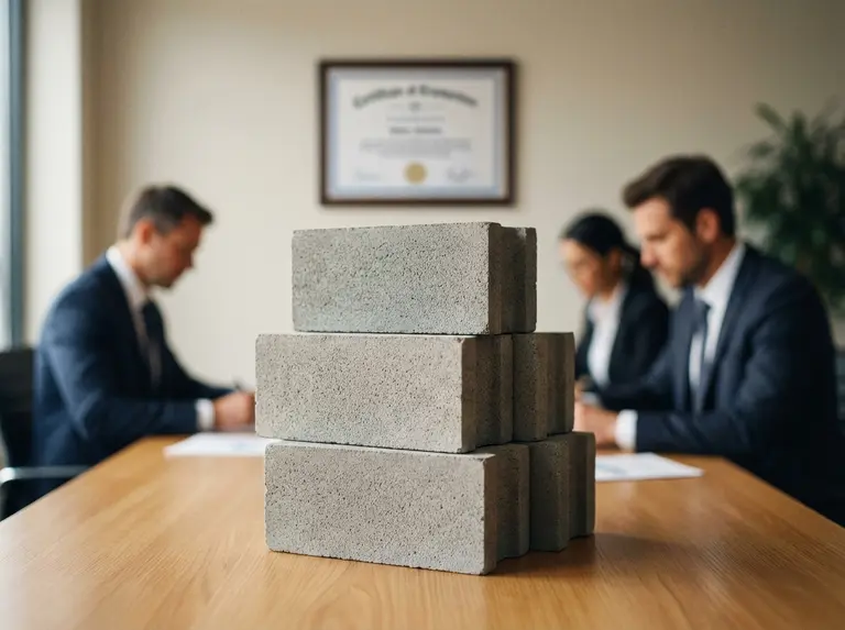 Сертификат на шлакоблок